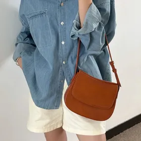Amozae- New Shoulder Bag For Women Solid Concise Ins Fashion Women'S Bag All Match Luxury Design Bag