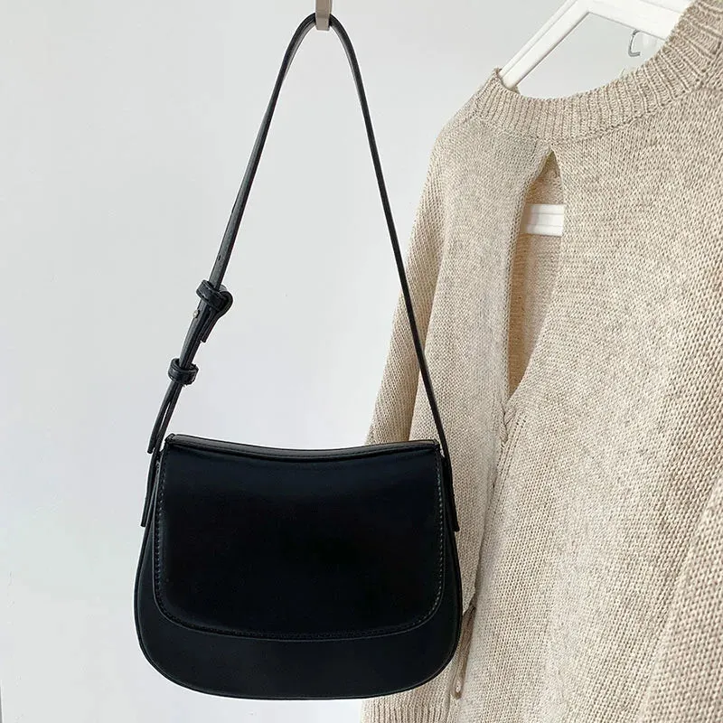 Amozae- New Shoulder Bag For Women Solid Concise Ins Fashion Women'S Bag All Match Luxury Design Bag