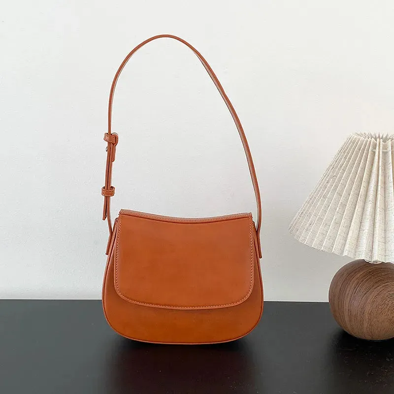 Amozae- New Shoulder Bag For Women Solid Concise Ins Fashion Women'S Bag All Match Luxury Design Bag