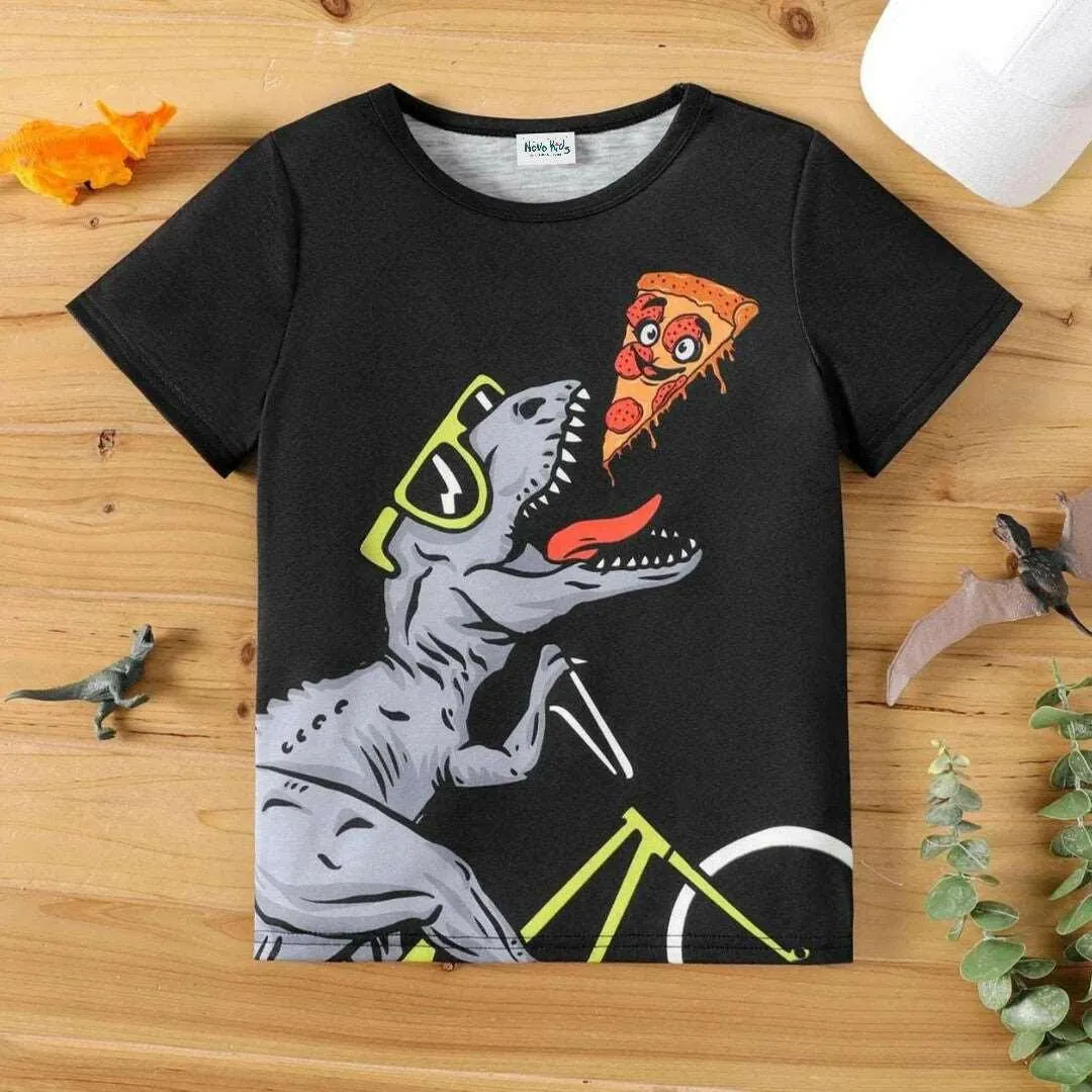 Animal Dinosaur Print Short-sleeve Tee - Kids Boys