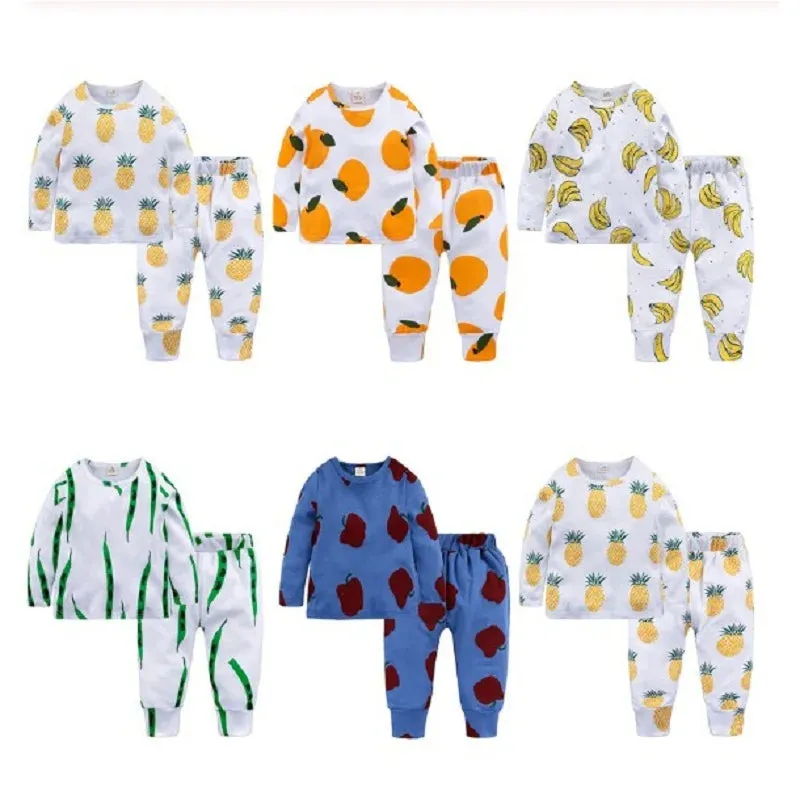 Baby Boys Fruity 2-7Y Sleepwear Pajama Sets