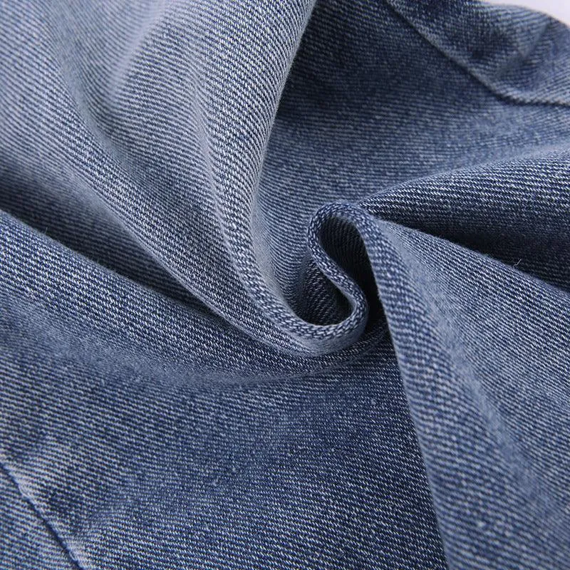 Baggy High-Waisted Cargo Jeans