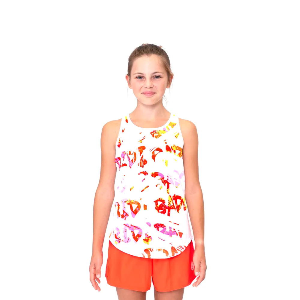Bidi Badu Wild Arts Junior Tank (Girl's) - White/Mixed
