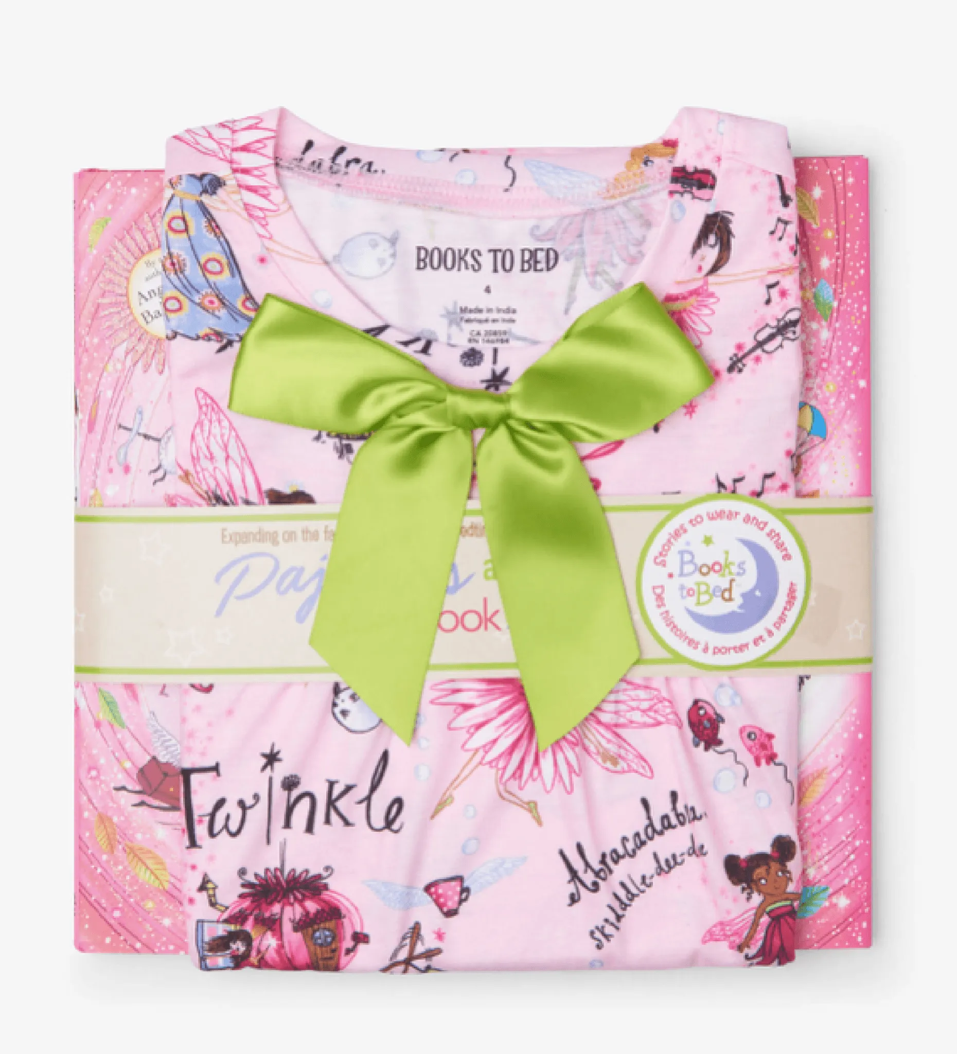 Books to Bed Twinkle Nightgown and Book Set