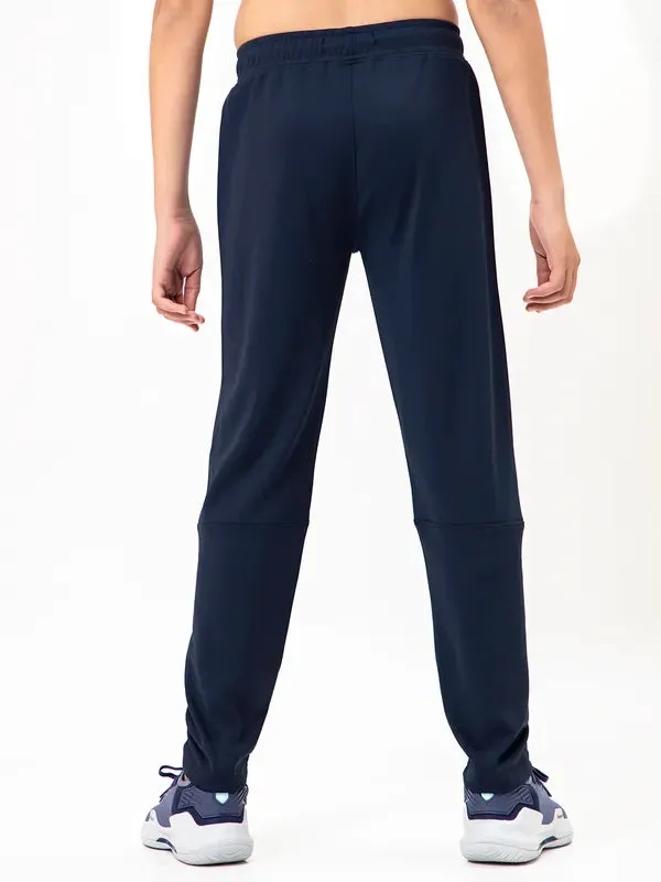 Boys Solid Slim Fit Trackpants with TECHNO GUARD