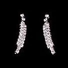 Bridal Wedding Jewelry Crystal Rhinestone Alluring Grand Necklace J546 Silver