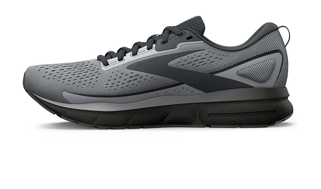 Brooks Men's Trace 3 Grey Black Ebony