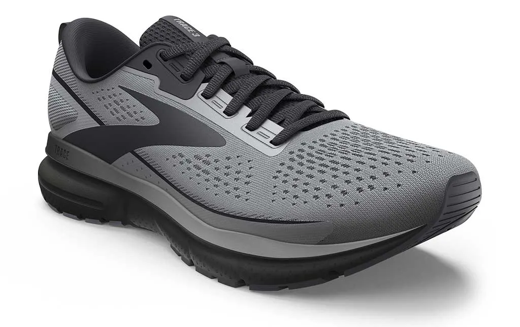 Brooks Men's Trace 3 Grey Black Ebony