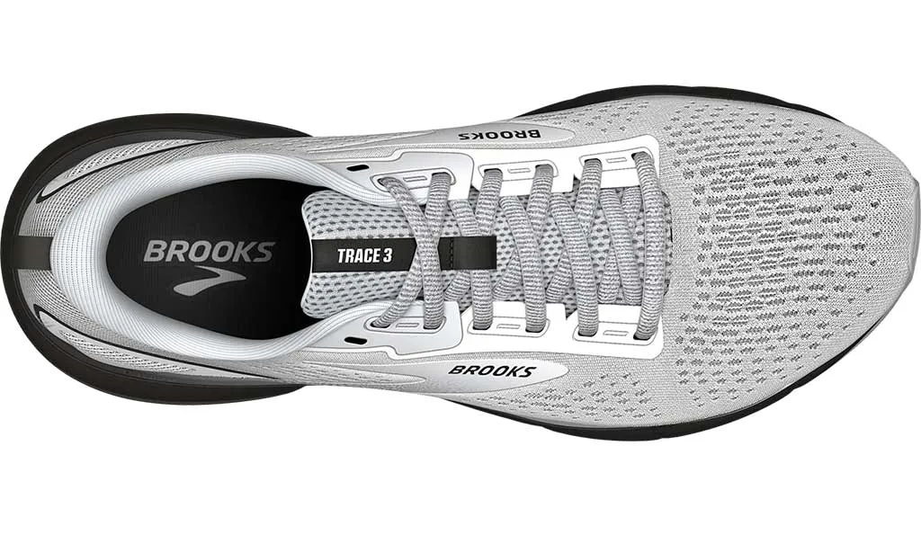 Brooks Women's Trace 3 White Oyster Black