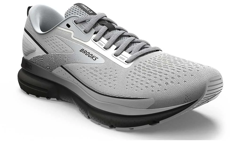 Brooks Women's Trace 3 White Oyster Black