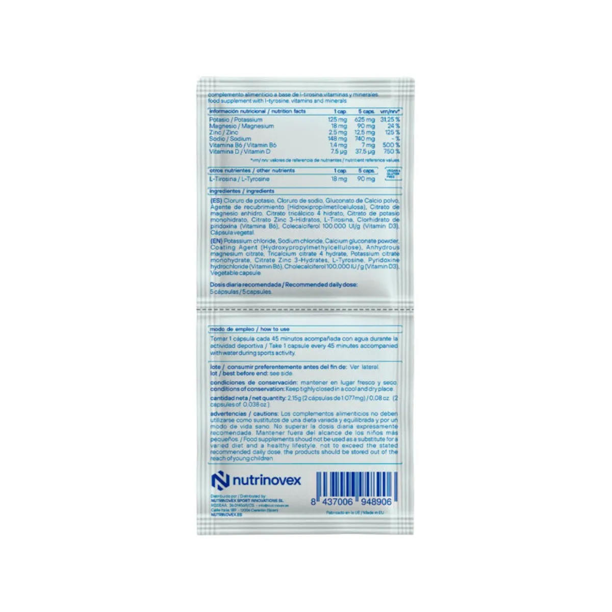 Capsules  Nutrinovex Hidratein Salts Caps