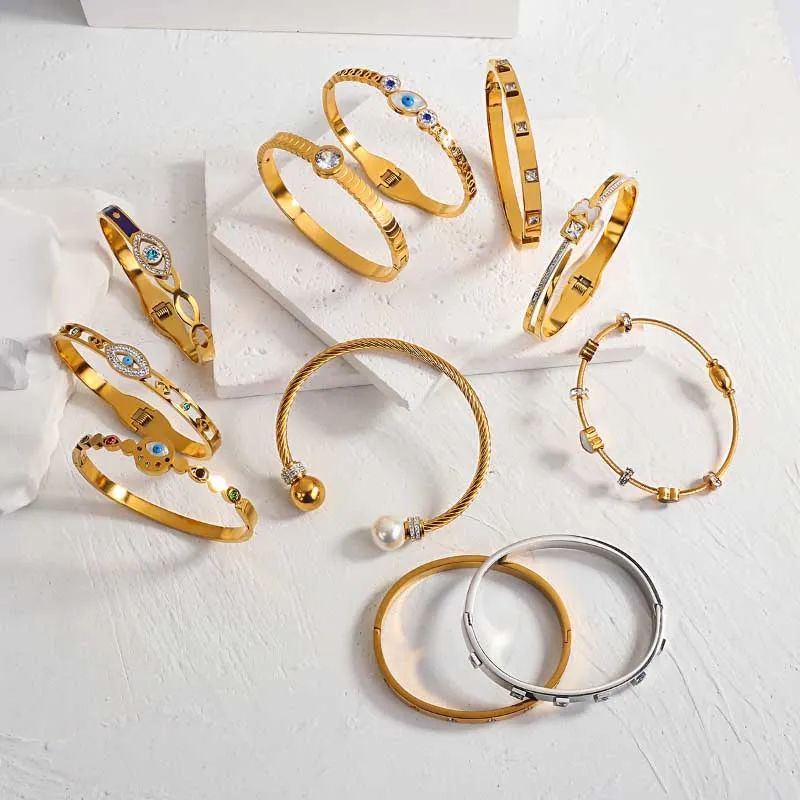 Chic and Elegant Stackable Bangle Bracelets