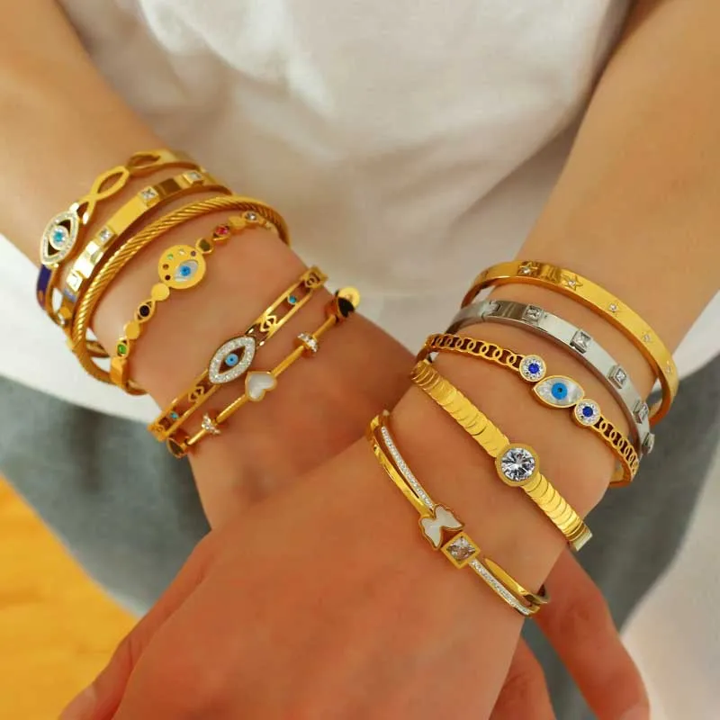Chic and Elegant Stackable Bangle Bracelets