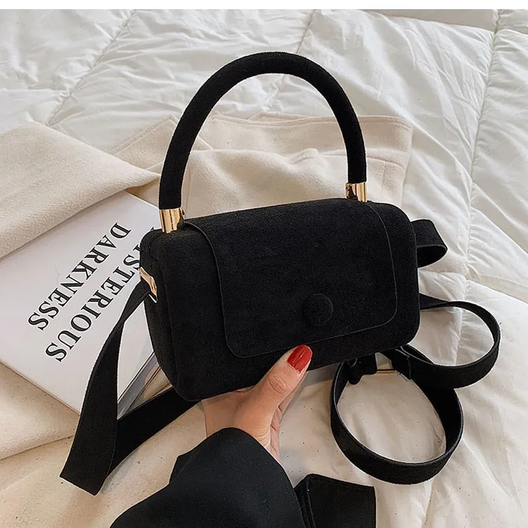 Christmas Gift Vintage Mini Tote bag 2021 Winter New High-quality Scrub PU Leather Women's Designer Handbag Luxury brand Shoulder Messenger Bag