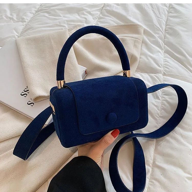 Christmas Gift Vintage Mini Tote bag 2021 Winter New High-quality Scrub PU Leather Women's Designer Handbag Luxury brand Shoulder Messenger Bag