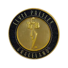 Elvis Presley TCB Graceland Pin