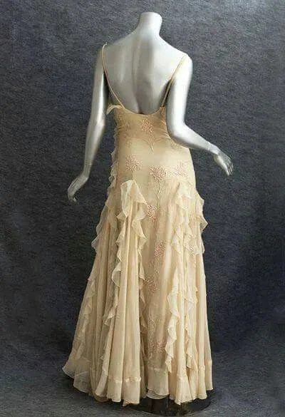 Formal Wear Dresses Light Yellow Spaghetti Straps Ruffle Embroidery Long Party Dress Prom Dresses Shops Formal Women's Dresses