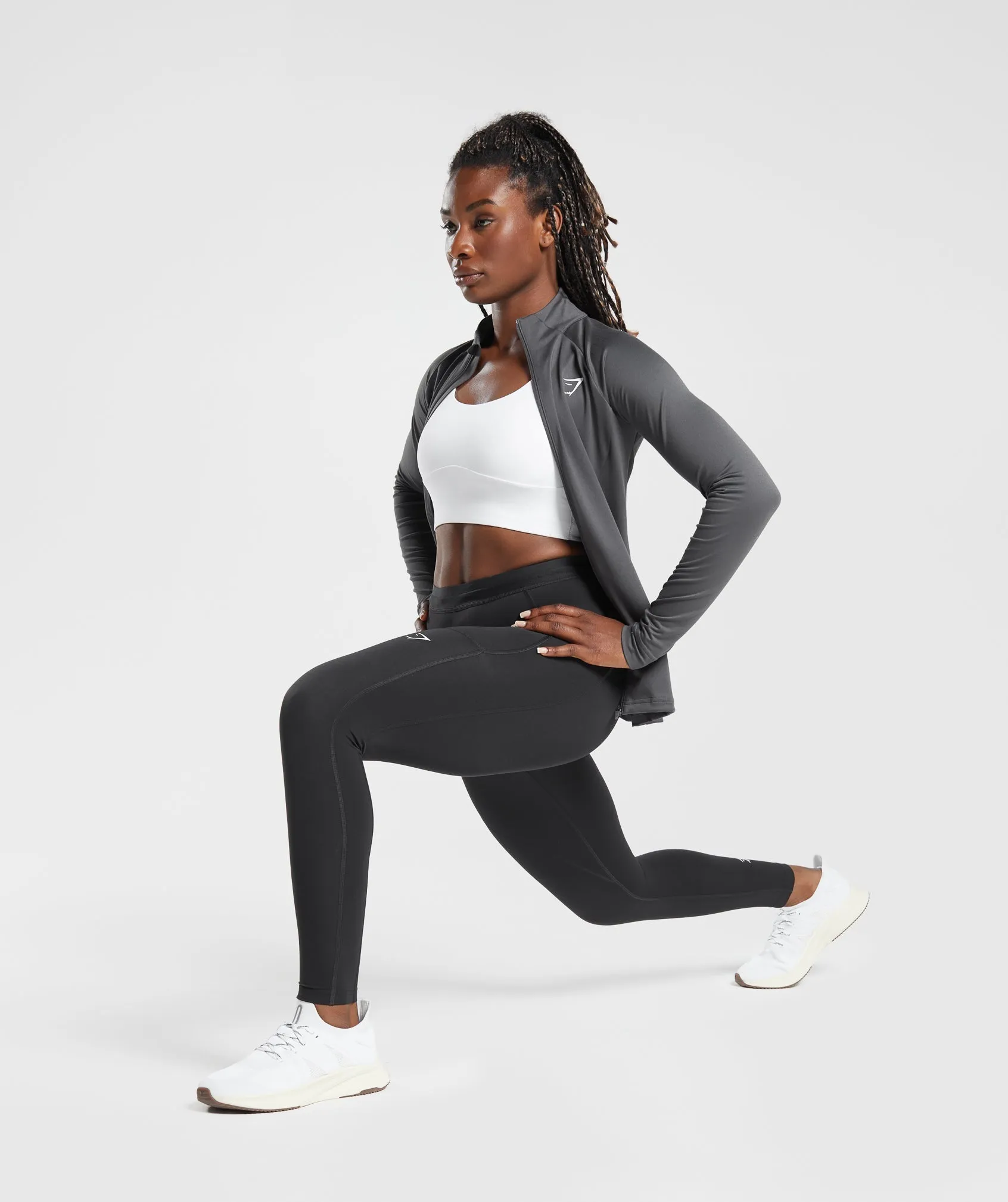 Gymshark Training Zip Up Jacket - Graphite Grey