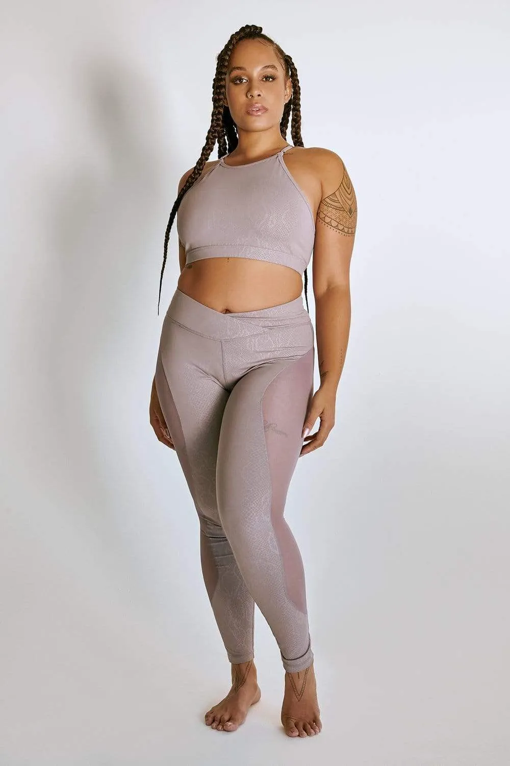 Legging: Lilac Snake