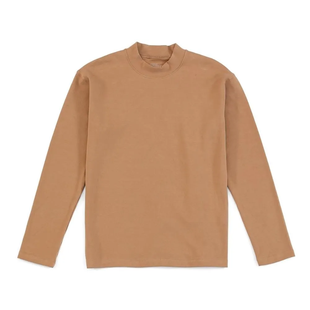 Mock-neck Men's Long Sleeve T-shirt