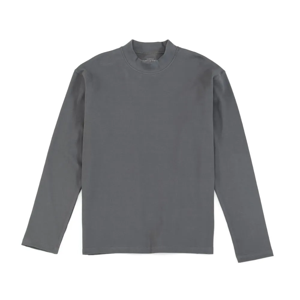Mock-neck Men's Long Sleeve T-shirt