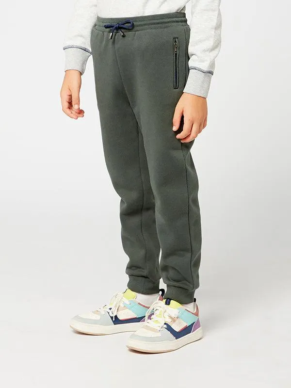 One Friday Green Solid Pyjama