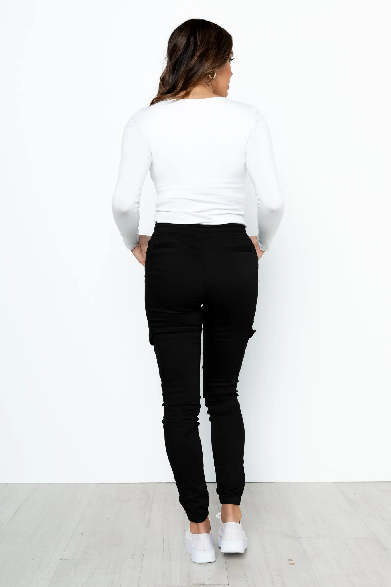 Remi Cargo Jeans - Black