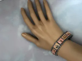 Shoes and Handbags Icons Tile Bracelet