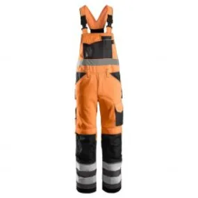 Snickers&#x20;0113&#x20;High&#x20;Visibility&#x20;Bib&#x20;&amp;&#x20;Brace,&#x20;Class&#x20;2&#x20;-&#x20;High&#x20;Vis&#x20;Orange&#x2F;Muted&#x20;Black