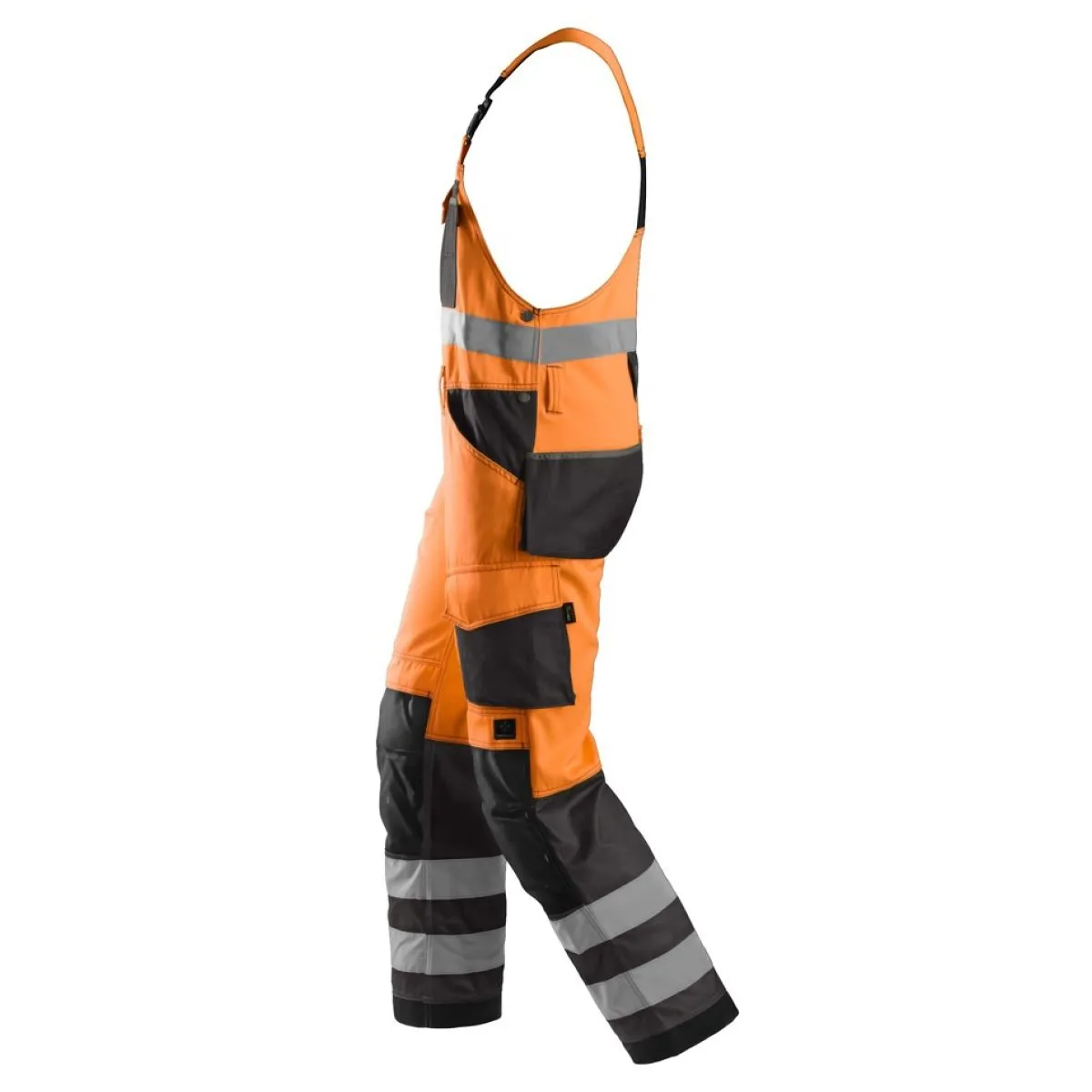 Snickers&#x20;0113&#x20;High&#x20;Visibility&#x20;Bib&#x20;&amp;&#x20;Brace,&#x20;Class&#x20;2&#x20;-&#x20;High&#x20;Vis&#x20;Yellow&#x2F;Muted&#x20;Black