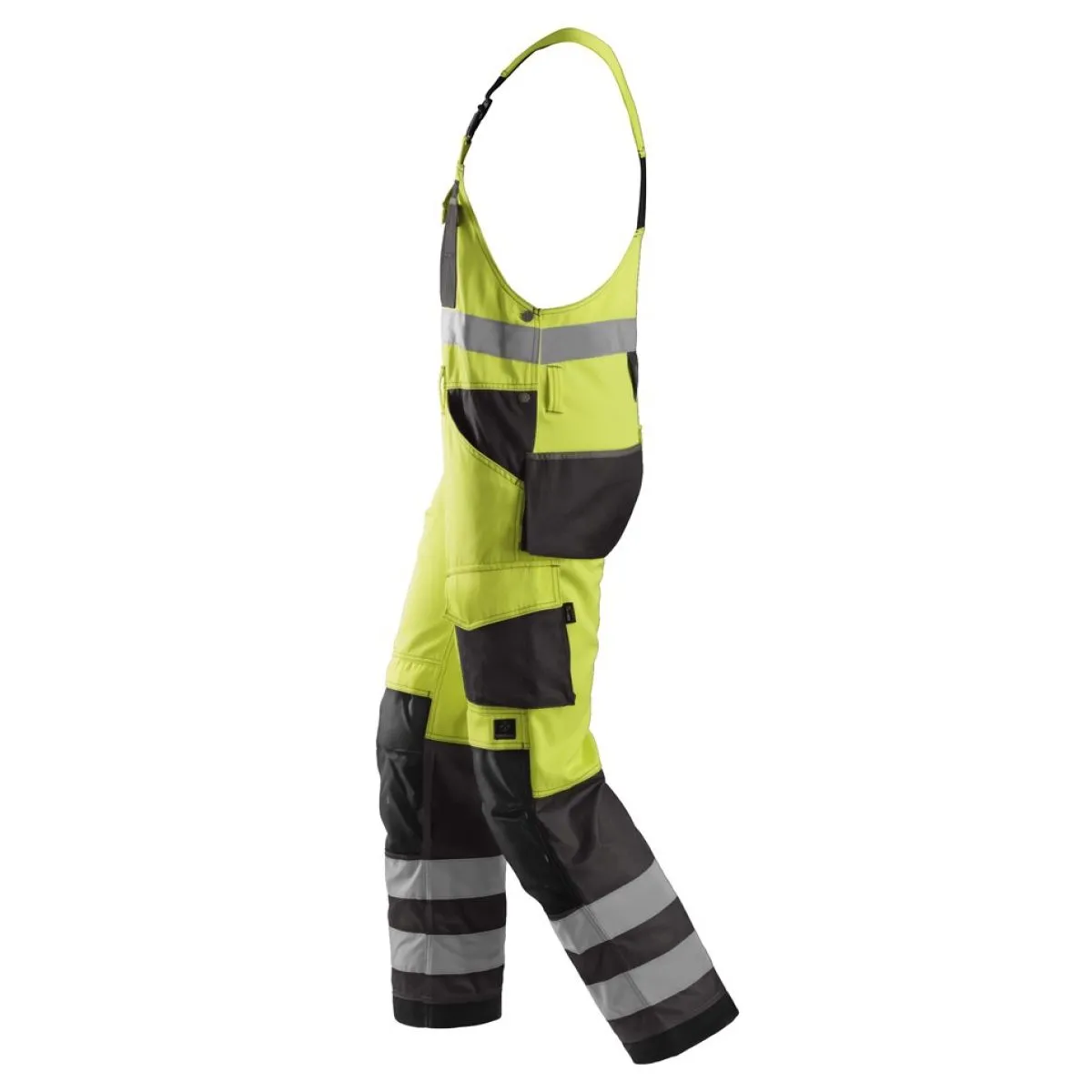 Snickers&#x20;0113&#x20;High&#x20;Visibility&#x20;Bib&#x20;&amp;&#x20;Brace,&#x20;Class&#x20;2&#x20;-&#x20;High&#x20;Vis&#x20;Yellow&#x2F;Muted&#x20;Black