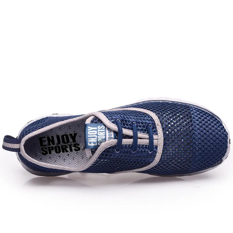 Socone Plus Size Men Summer Running Shoes Women Sneakers 2016 Mesh Breathable Sport Shoes Men Beach Water Shoes WomensTrainers
