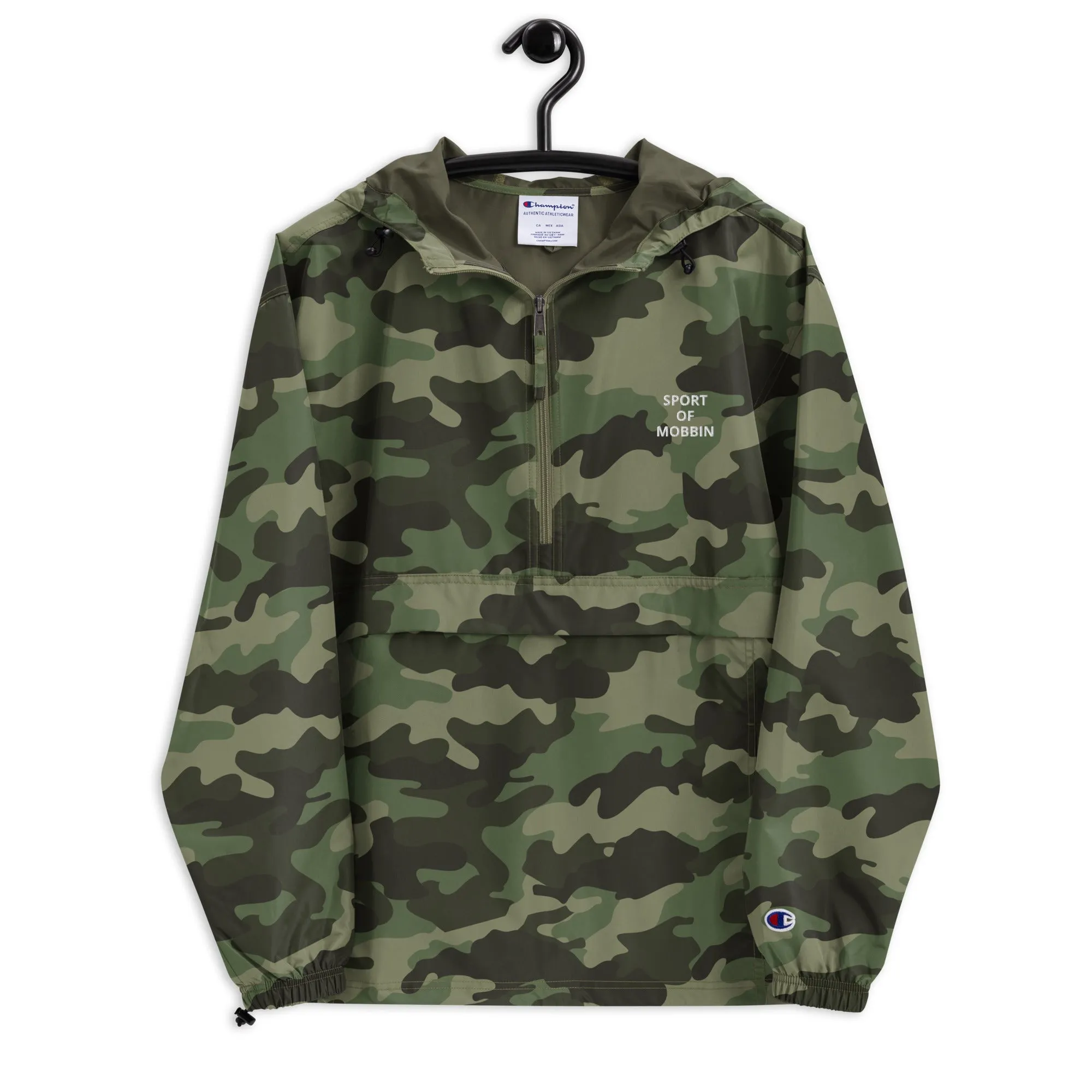 SPORT OF MOBBIN Embroidered Packable Jacket