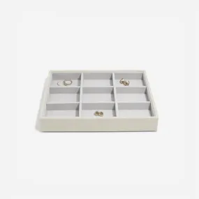 Stackers Classic 9 Compartment Jewellery Tray Oatmeal