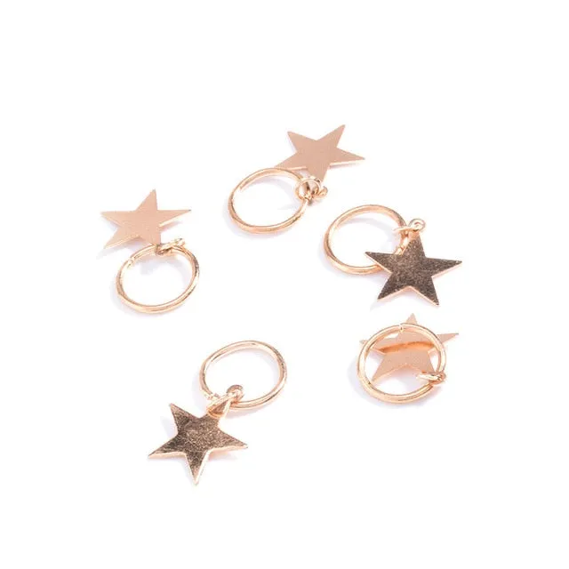 Twist braid hair ornament for Women Charming Alloy Circle