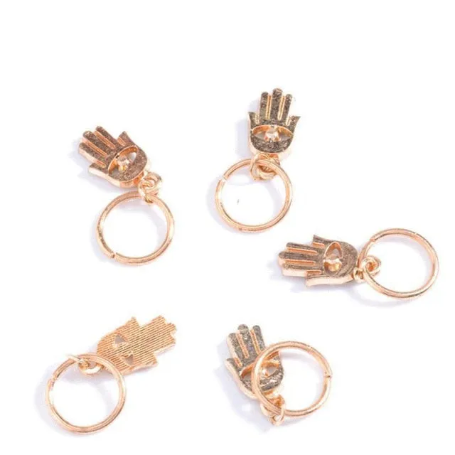 Twist braid hair ornament for Women Charming Alloy Circle