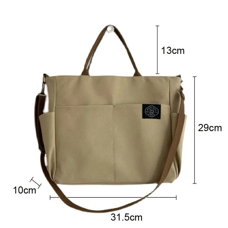 Women's Retro Large-Capacity Multi Pocket Shoulder Bags
