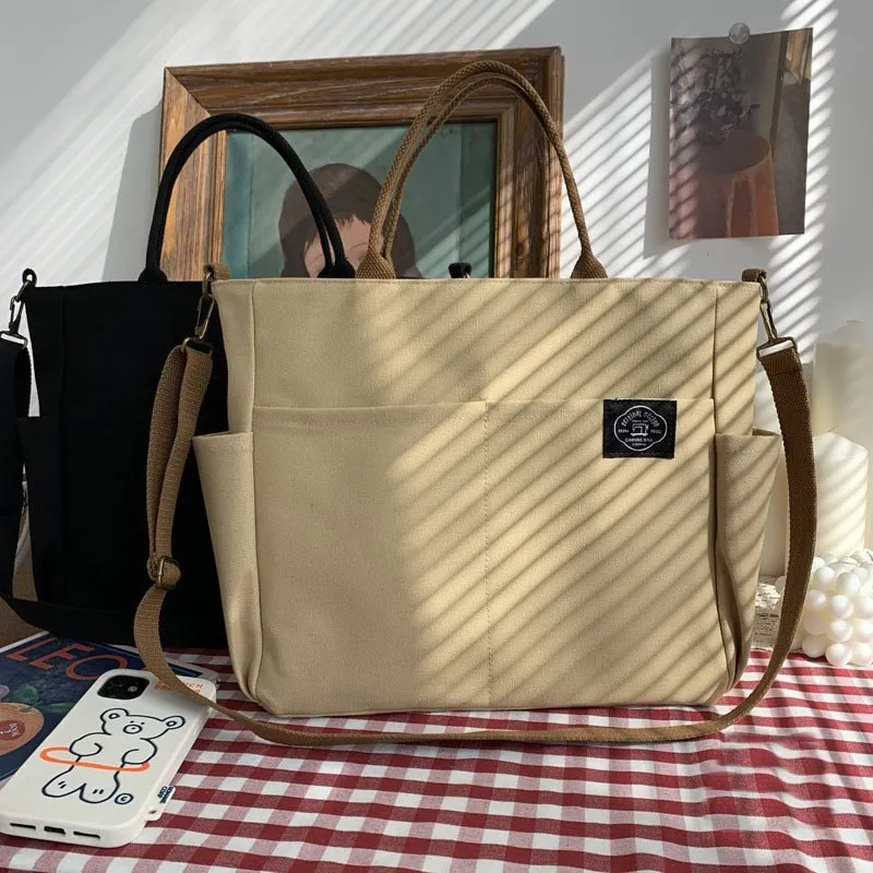 Women's Retro Large-Capacity Multi Pocket Shoulder Bags