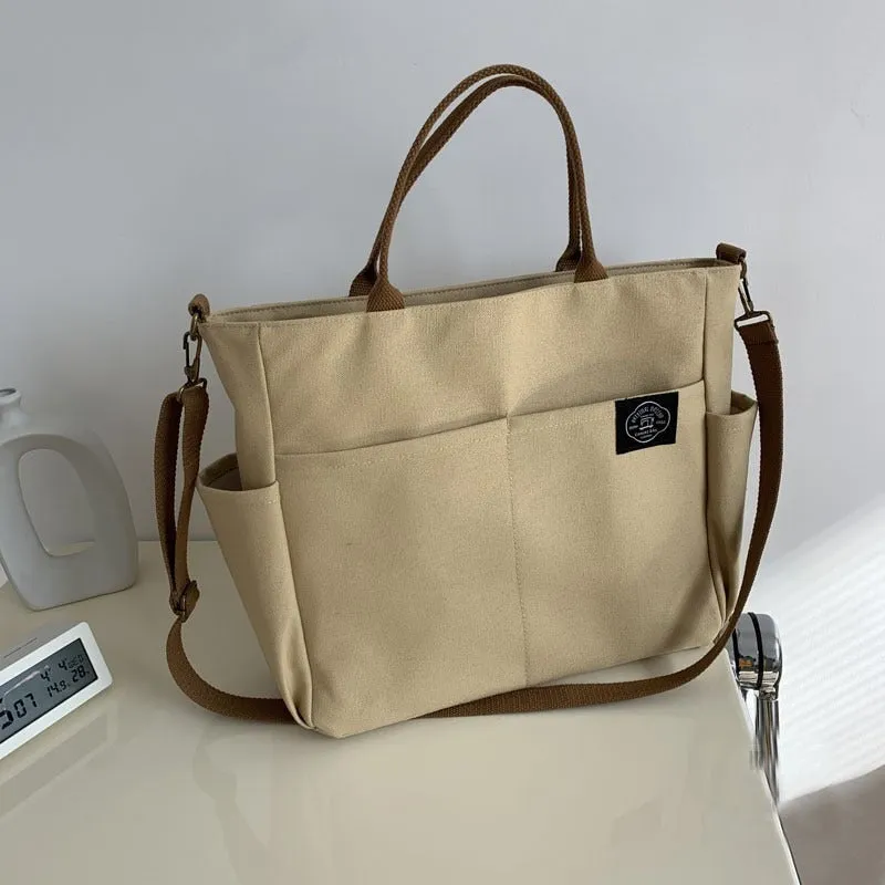 Women's Retro Large-Capacity Multi Pocket Shoulder Bags