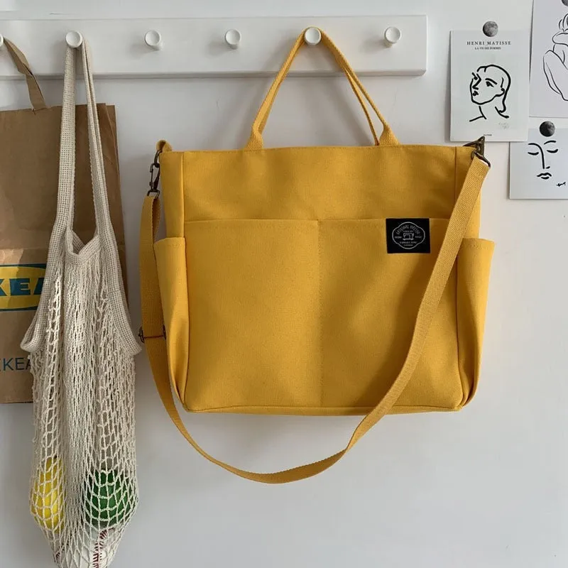 Women's Retro Large-Capacity Multi Pocket Shoulder Bags