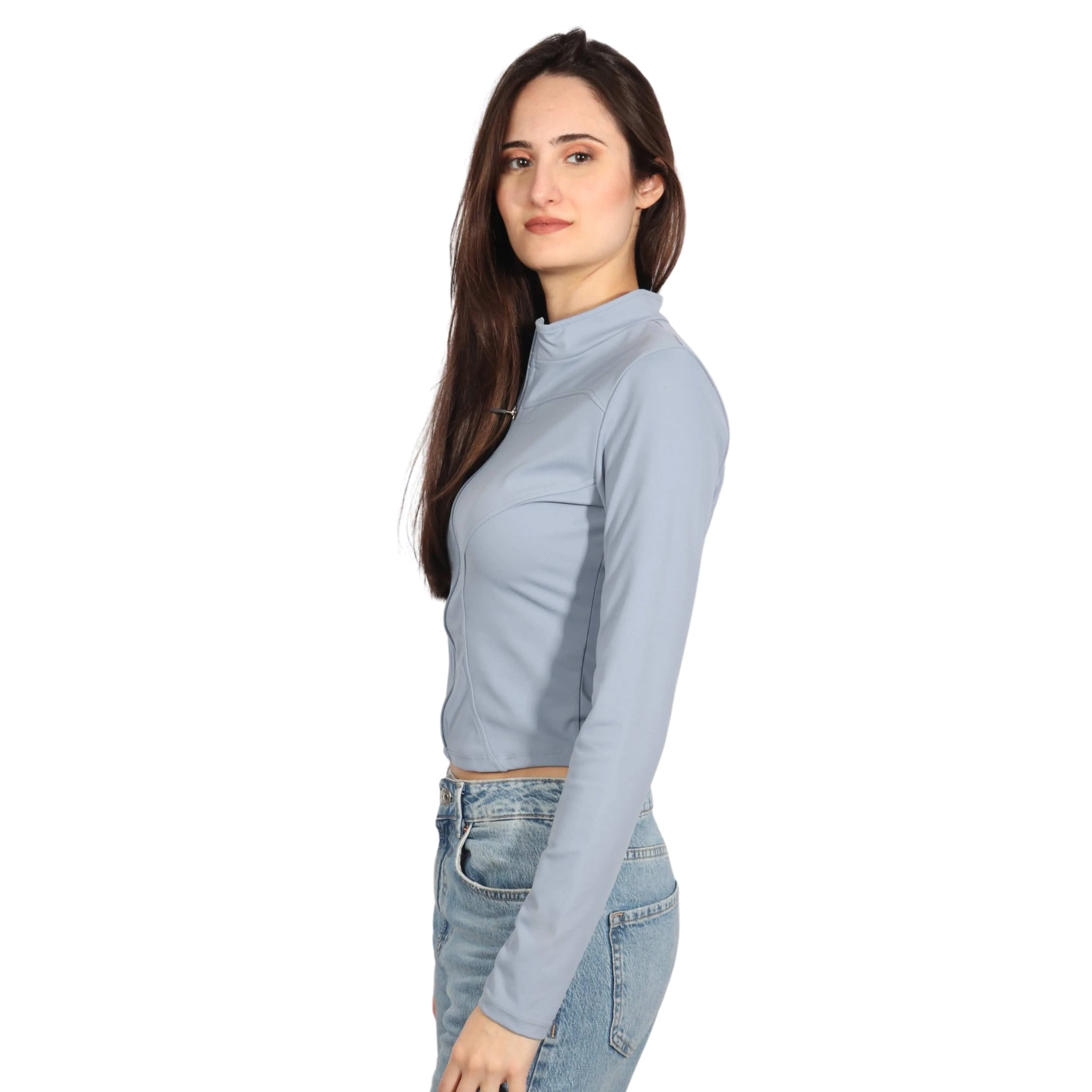 Workout Jacket Yoga Running Slim Fit Stretchy